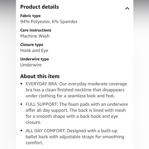 2 Jones New York Everyday Bras - Picture 2 of 11